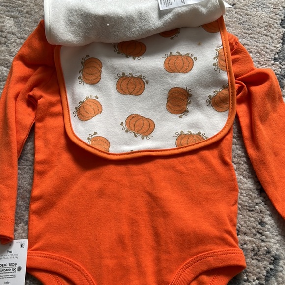 NWT Carter's My First Halloween Onesie 3 Piece Set - Picture 3 of 5
